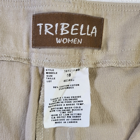 TRIBELLA Tan Bermuda Shorts - Size 18 - Picture 4 of 5